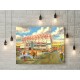 Valley Parade Stadium 'Going to the Match' Fine Art Canvas - Bradford City FC